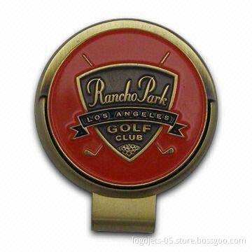 Golf Hat Clip, Customized Designs are Accepted, Comes in Various Finishes